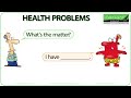 Health Problems | Learn English Vocabulary | Health Issues in English | How do you feel?