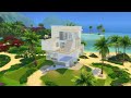 Recreating a White Modern Mansion in The Sims 4 | Speed Build | NoCC