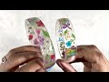 187] RESIN Jewelry: Easy Pressed Flower Bangle for Beginners - Done On a Background