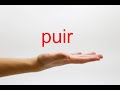 How to Pronounce puir - American English