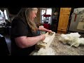 Raw Wool Processing Start to Finish - Sheep & Alpaca Fleece