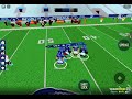 Big game in ultimate football on the Roblox ￼
