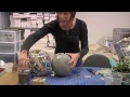 How to Use Thinset to Attach Mosaic Pieces to a Gazing Ball