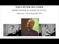 Niels Peter Selander interview og improvisation 1978