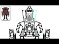 HOW TO DRAW NEW TITAN SPEAKERMAN UPGRADED | Skibidi Toilet Multiverse - Easy Step by Step Drawing