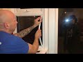 How to replace glass in a double glazed uPVC window