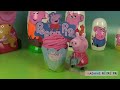 Peppa Pig Poupées Gigognes Russes Nesting Dolls Oeufs Surprise Play Doh