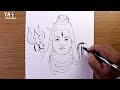 Mahashivratri Bholenath easy drawing@TaposhiartsAcademy