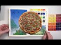 Paul Rubens YouLan Watercolor Set - 24 Artist Grade HalfPans - Review & Demo 🎨