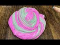 MINT vs PINK I Mixing random into Glossy Slime I Relax with videos💕