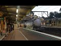 8225 on an up 7 carriage concrete train going through Fassifern in the pm.