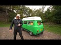 Camping in £7000 VINTAGE Italian Camper Van