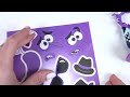 Inside Out 2 Movie DIY Silly Face Stickers with Joy, Sadness, Anxiety