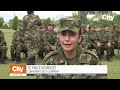 Este es el primer contingente de mujeres que prestan servicio militar en Colombia | CityTv