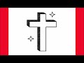 HOW TO DRAW A 3D CROSS