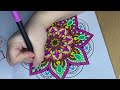 Colour me Happy - Mandala Episode 67 #mindfulness #wellness #happy #colouring