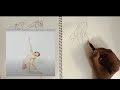 Timed Model Drawing Session -  GesDrawParty Model:  C. (Timelapse)