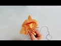 Amazing Fabric Art / DIY Fabric Flowers / Hand embroidery Designs / Cloth Flowers Making