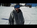 Mark snowboarding in Squaw Valley, Lake Tahoe - December 2010