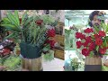 Roses with gerbera arrangement bouquet in a box, How to make a flowers bouquet, bouquet making ideas