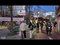 Friday Night Hongdae Street The winter season has begun in Seoul | Walking Tour Korea 4K HDR