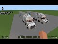 Minecraft How To Make Walmart Semi Trailer Truck (Speed Build)