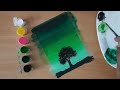 Easy painting idea for beginners #watercolor #postercolor #acrylicpainting #tree