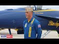 Interviews with Blue Angels pilots in La Crosse