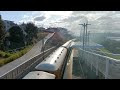 Steam locomotive JA1271 flying through Meadowbank station, 16 Oct, 2022