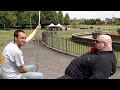 Atheist in a Wheelchair challenges a street preacher.