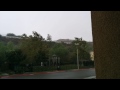 Microburst hits Yorba Linda, CA