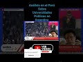 Ex Canciller da un Análisis de las Universidades Públicas en Argentina y por que los peruanos vienen