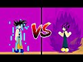 Goku vs Vegeta stick nodes fight animation 🔥