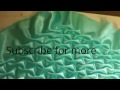 Canadian smocking in a  fabric for cushion easy steps.DIY