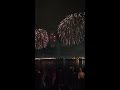 Fireworks over Boston Harbor 1st nite 2020