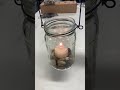 Mason Jar Lantern Candle | DIY Candles