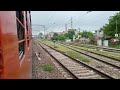 Anand Vihar-Kamakhya North East Express 12506 arriving at Aligarh Junction in monsoon season