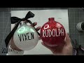How to make Glittered Christmas Ornaments. Glitter on the inside of an ornament how to video UPDATE