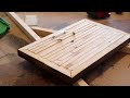 SCRAP WOOD Mini Desktop Rustic Wooden American Flag! DIY Step by Step Scrap Wood Ideas