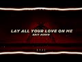 ABBA - Lay all your love on me [ Edit audio ] slowed ☠️☠ 1 hora*