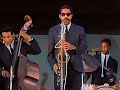 Horace Silver Quintet, at Antibes Jazz Festival, July 1964 (colorized)