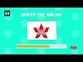 Guess the Airline in 3 Seconds | 40 World Famous Airline Logos | Logo Quiz 2024