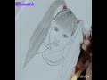 how to draw a girl 👩‍🦰step by step #drawing #video #