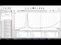 Impedance sweeps and T/S parameters