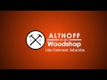 Althoff Woodshop - Making a Butcher Block Cutting Board - 4K