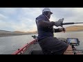 Striped Bass fishing at San Luis Reservoir 11-9-23