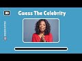 Guess the Celebrity in 3 Seconds | 100 Most Famous People