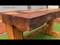 The Most Novel Way To Recycle Wood // Reuse Old Wood Taken From Train Tracks