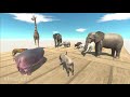 MAMMALS NEIGHBORS attack ROCKET ELLIE ARBS Animal Revolt Battle Simulator