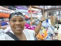 THE CHEAPEST PLACE TO BUY BEDSHEETS/DUVET AND CUTAINS IN LAGOS  | MARKET VLOG